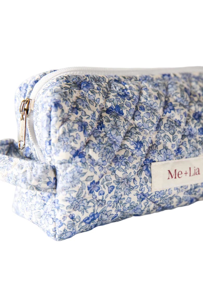 Make-up Pouch - Small, Alternate, color, Blue Blossom
