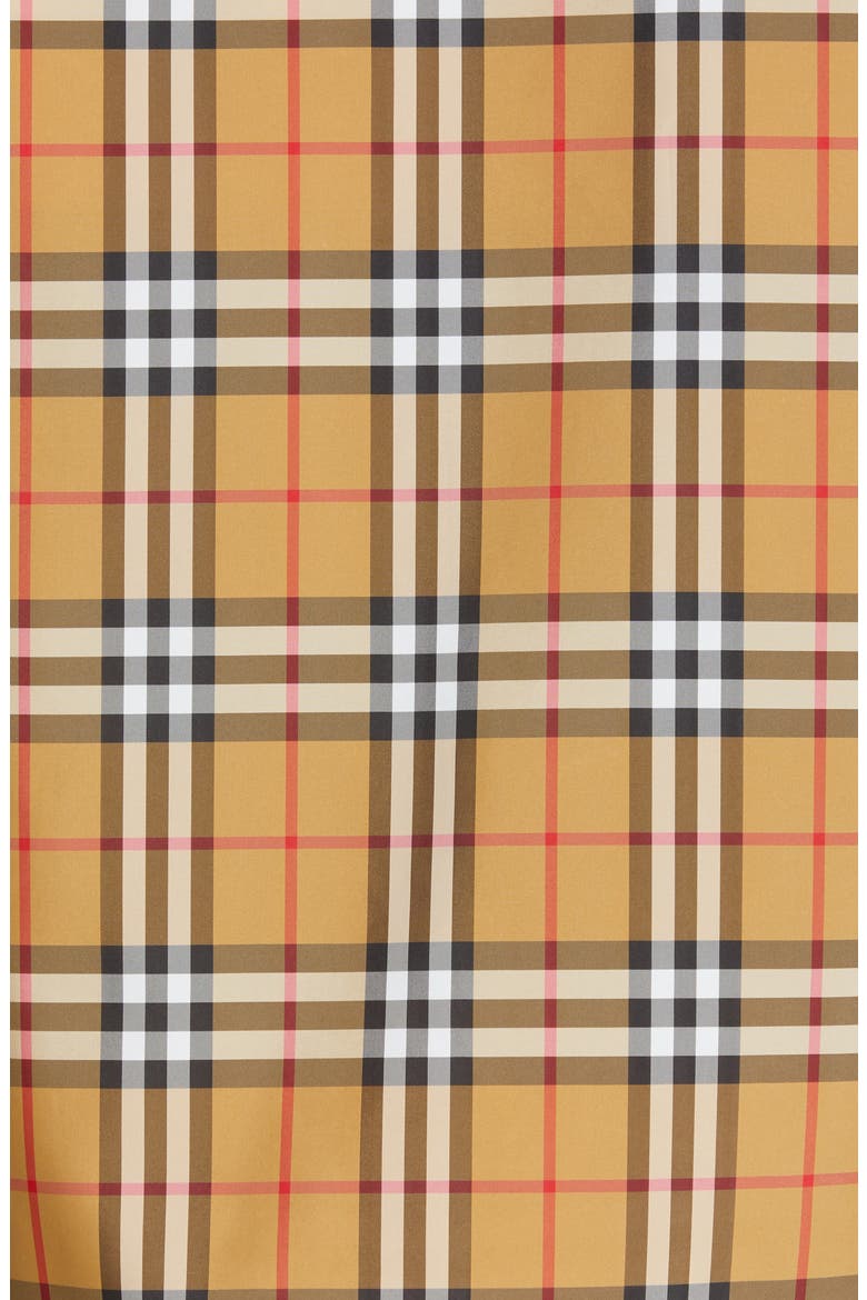 Winchester Vintage Check Hooded Rain Jacket, Alternate, color, ANTIQUE YEL IP CHK