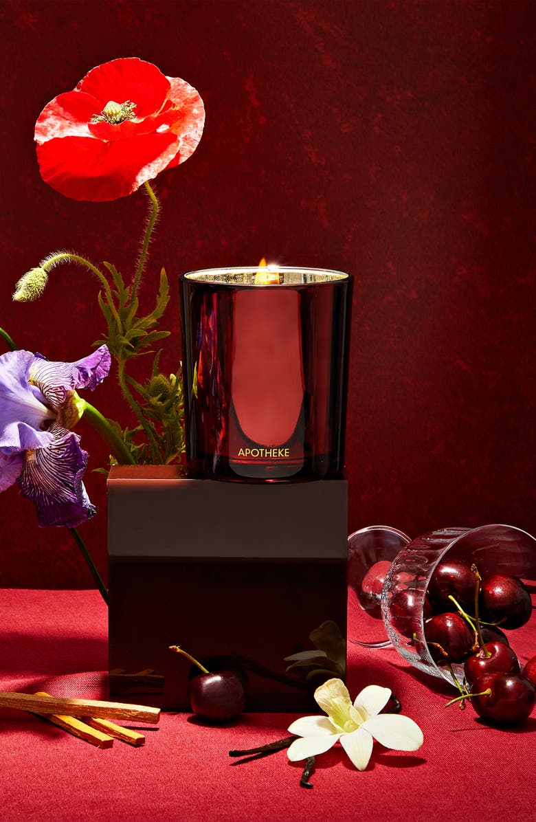 APOTHEKE Bitter Cherry Classic Scented Candle, Alternate, color, 