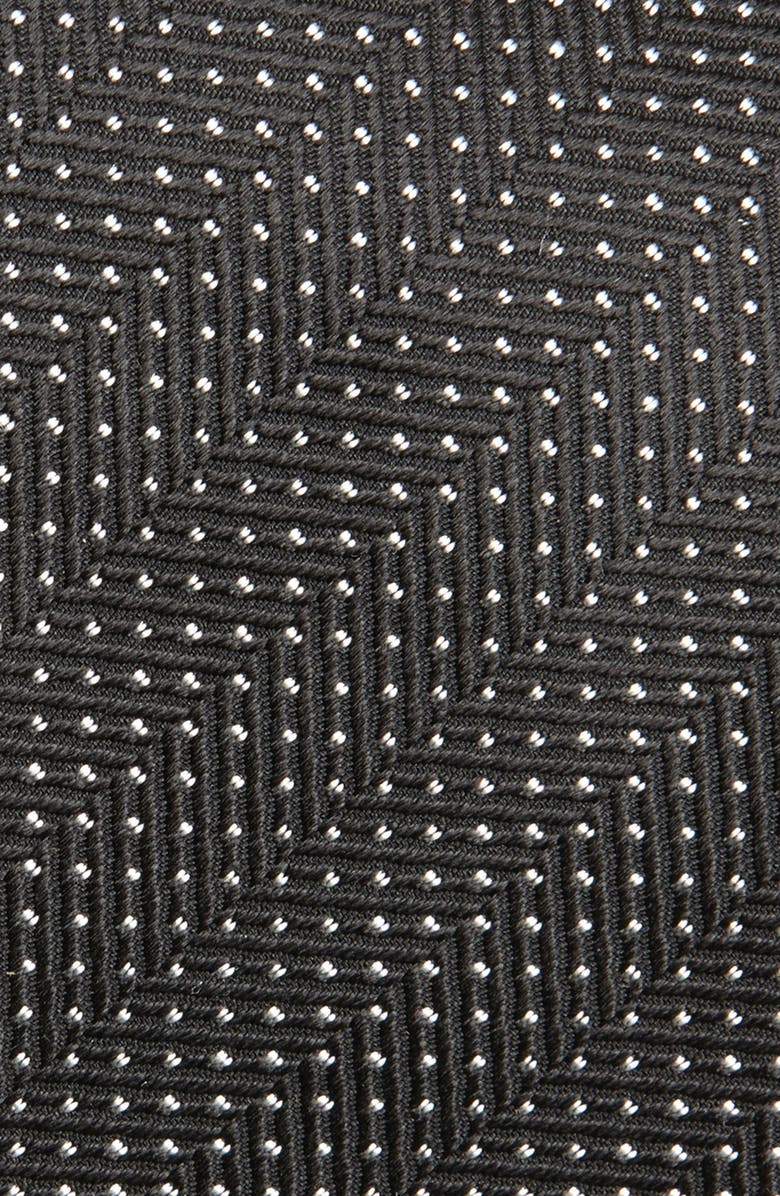 Canali Neat Silk Tie, Alternate, color, 