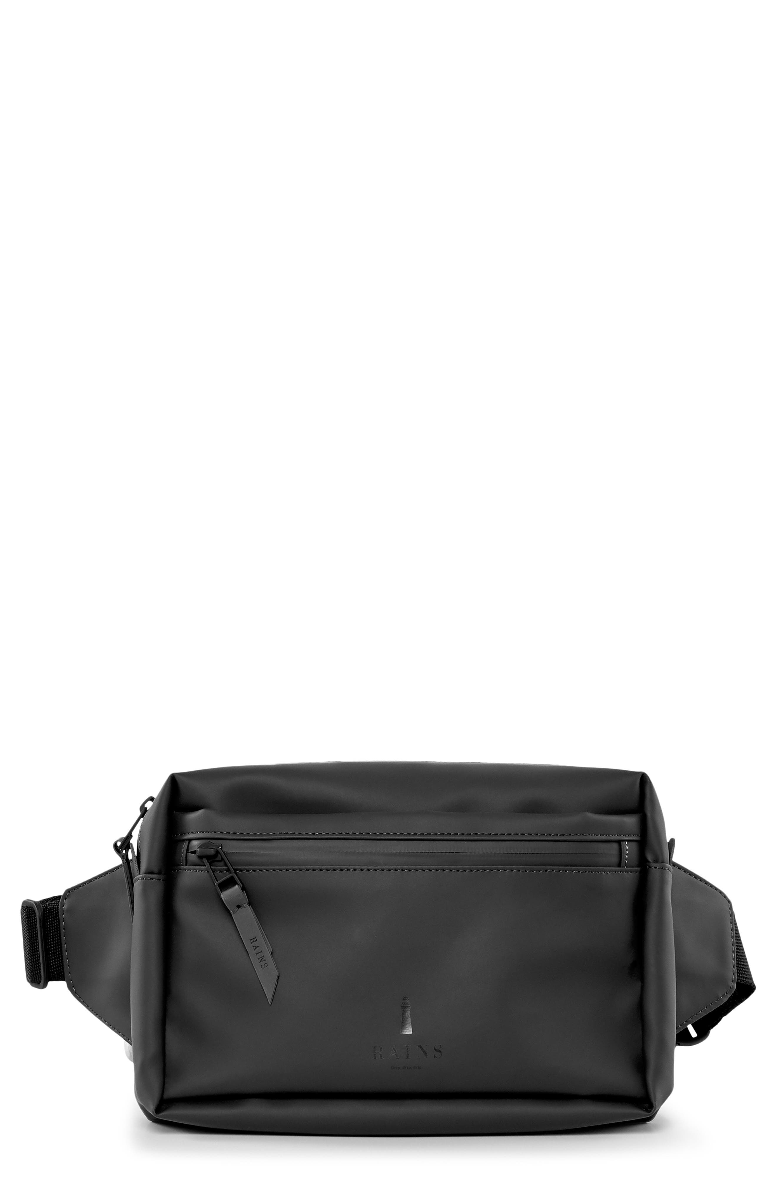 Rains Waterproof Belt Bag, Main, color, 