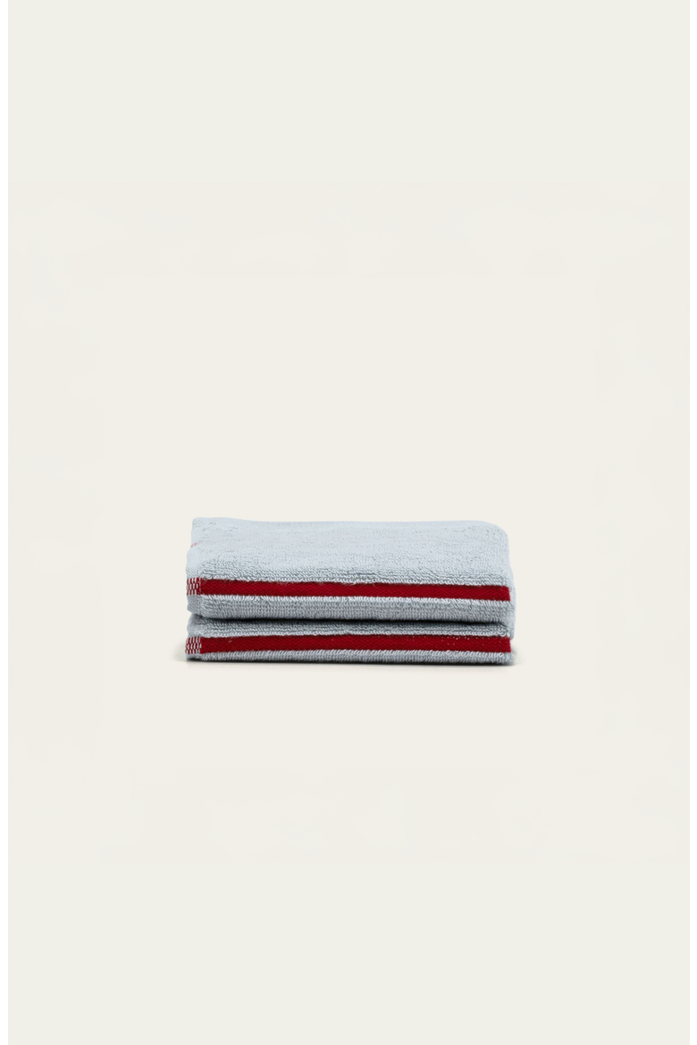 Deia 2-Piece Washcloth Set, Main, color, Sky & Tomato