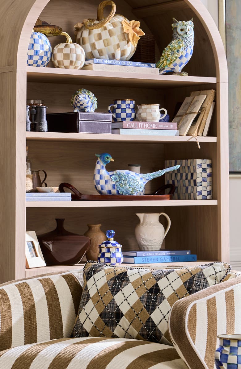 MACKENZIE CHILDS Royal Autumn Pheasant Figurine, Alternate, color, Royal