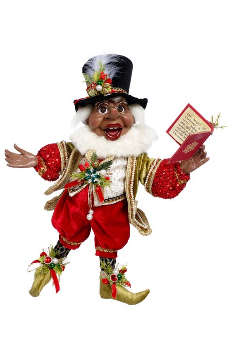 African American Christmas Carol Elf, Medium