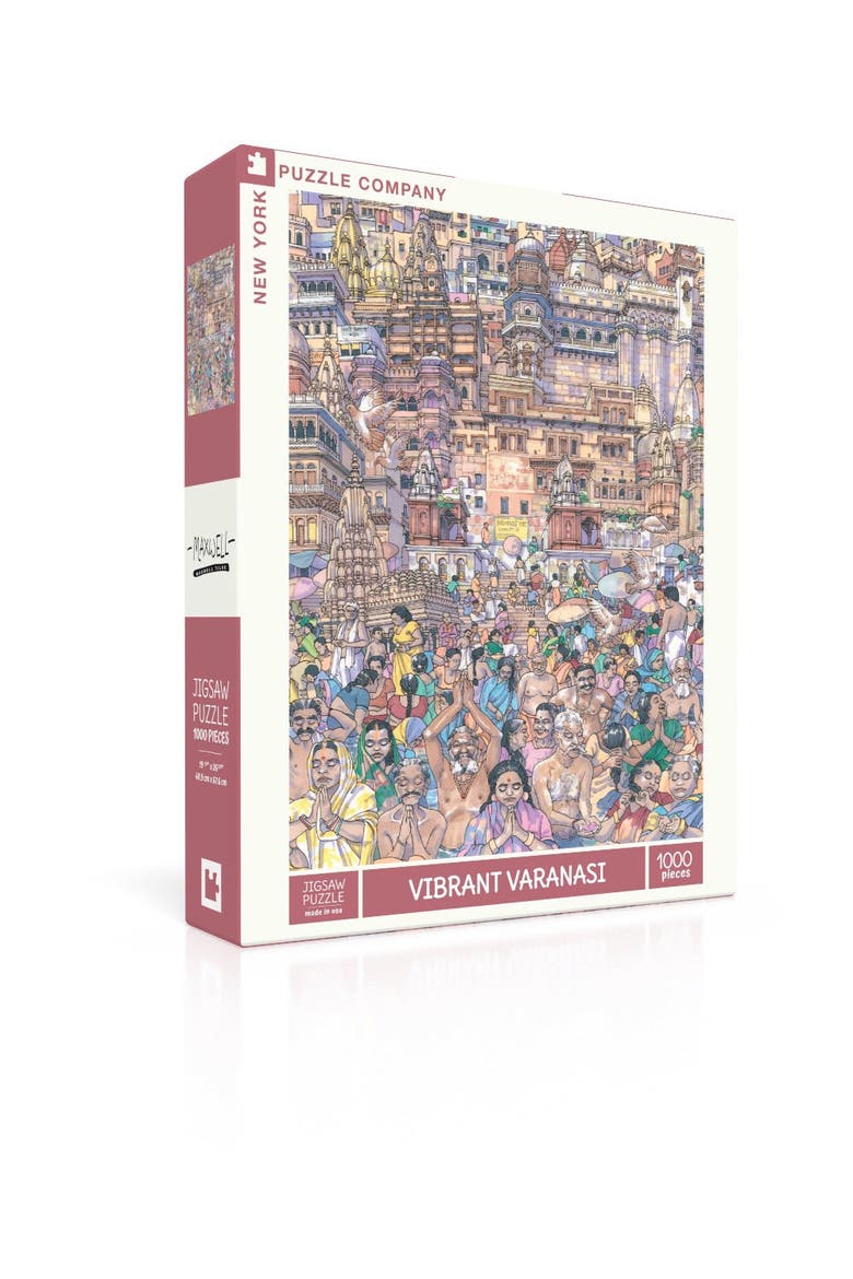 Vibrant Varanasi 1000 Piece Puzzle, Alternate, color, No Color