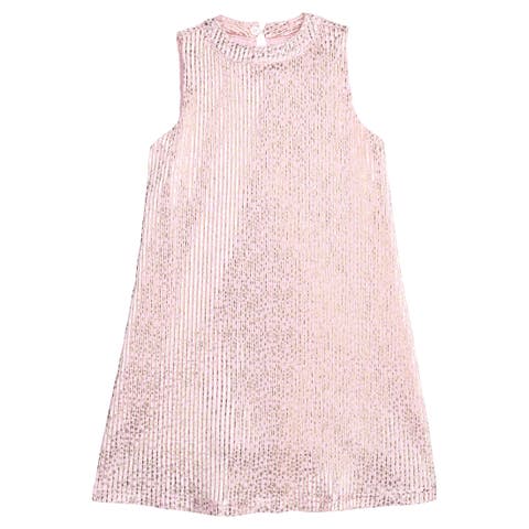 Kids' Metallic Halter Swing Dress (Toddler, Little Kid & Big Kid)