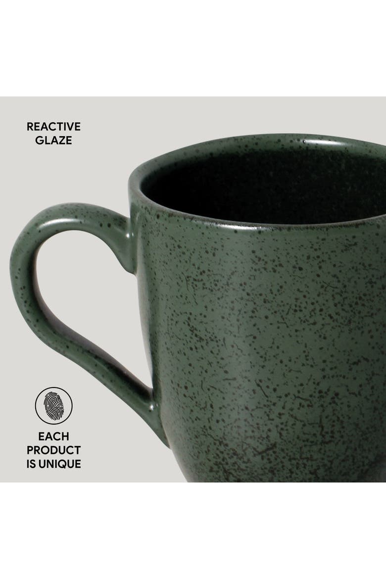 Organic Mug Set of 4, Alternate, color, Greenery