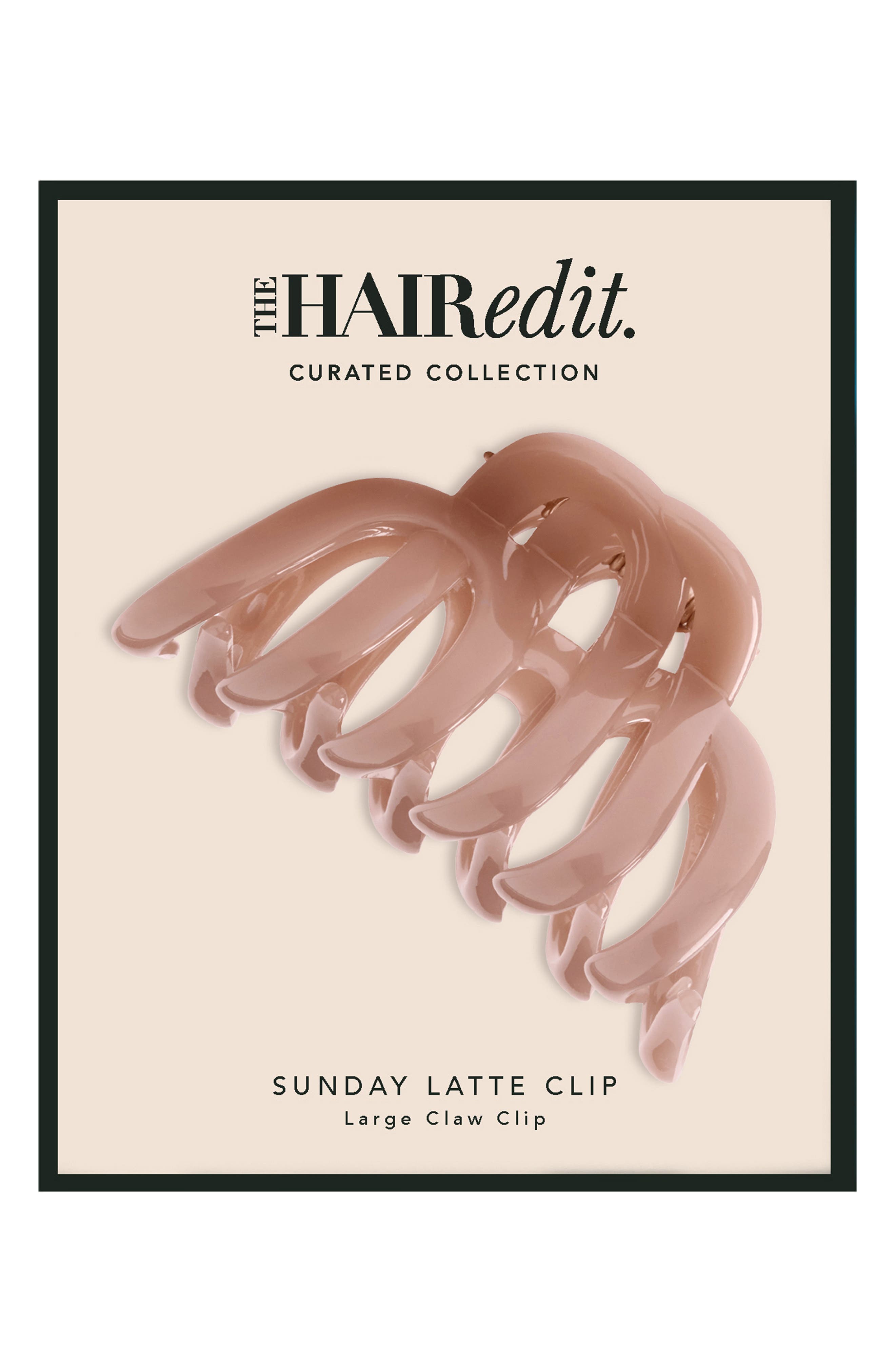 The Hair Edit Sunday Latte Claw Clip