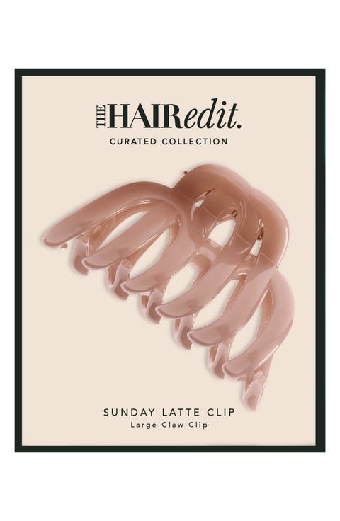 Sunday Latte Claw Clip