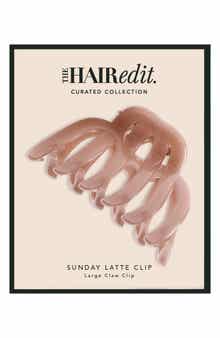 The Hair Edit Sunday Latte Claw Clip
