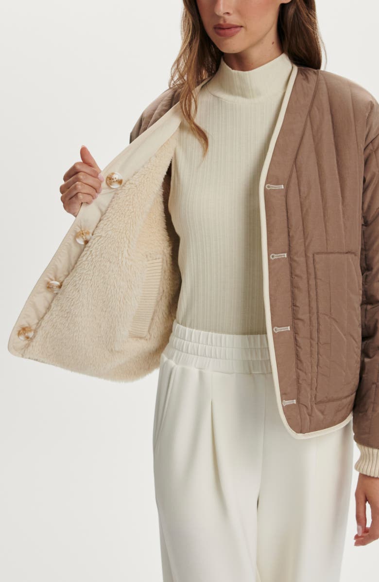 Varley Drew Reversible Jacket, Alternate, color, Sand Shell / Ash