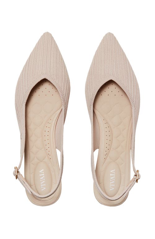 Vivaia Pointed-toe Slingback In Neutral