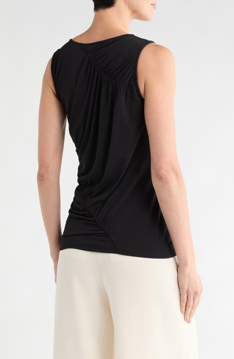 Catherine Malandrino Side Ruched Sleeveless Top, Alternate, color,