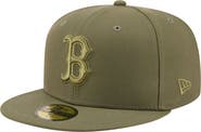 New Era Men's New Era Olive Boston Red Sox Color Pack 59FIFTY Fitted Hat
