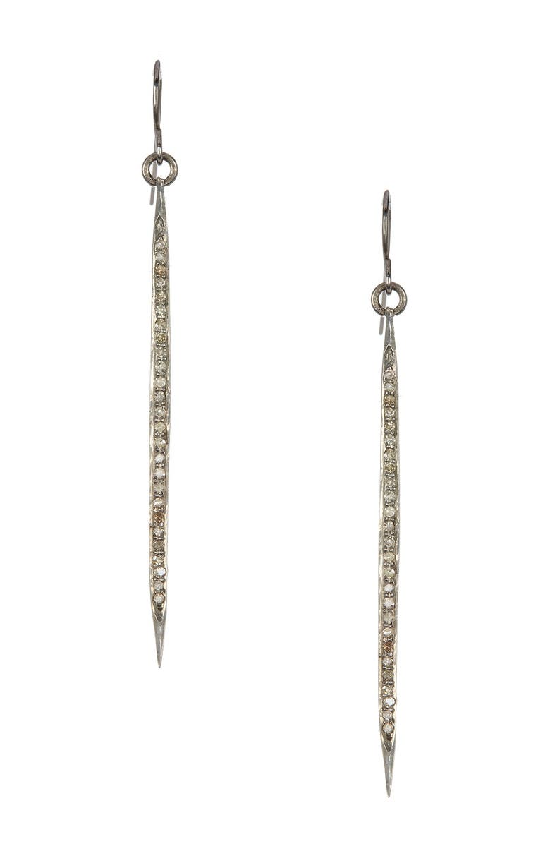 Adornia Lexington Champagne Diamond Earrings - 0.60 ctw, Main, color, 