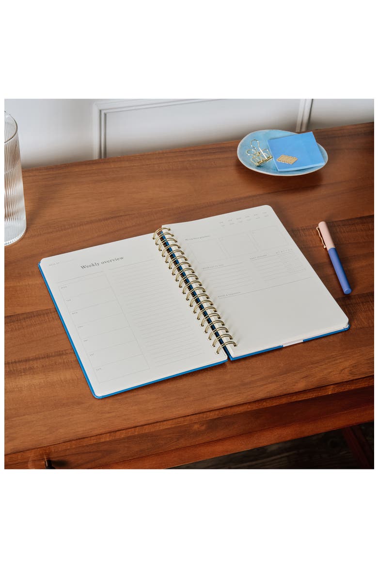 Bold 16-Week Undated Daily Planner, Alternate, color, DARK BLUE