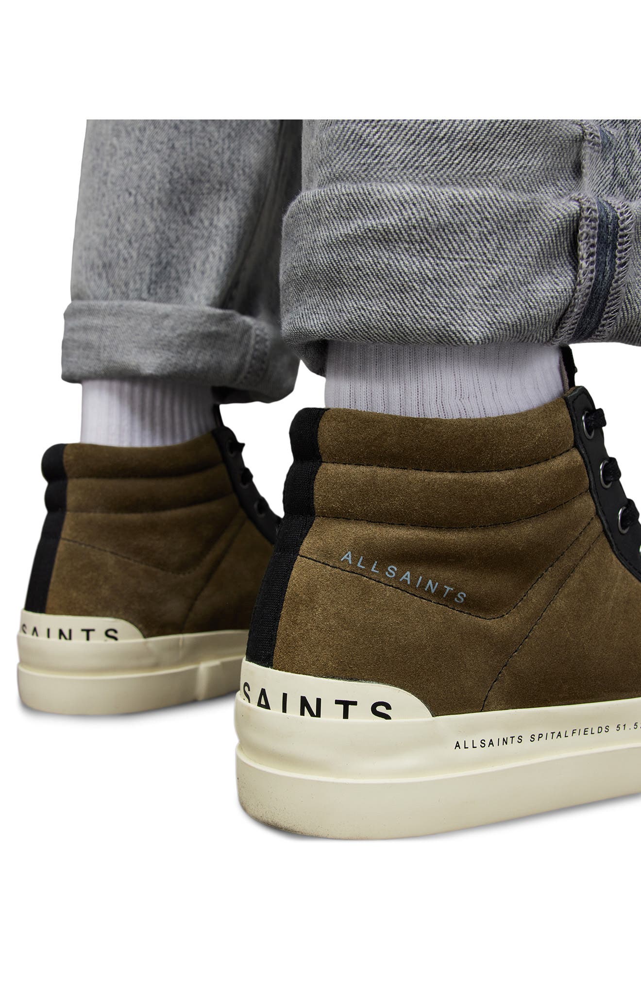 AllSaints Maverick High Top Sneaker, Alternate, color, 