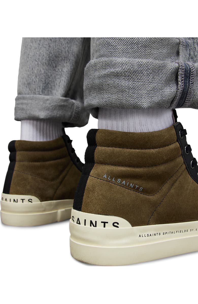 AllSaints Maverick High Top Sneaker, Alternate, color,