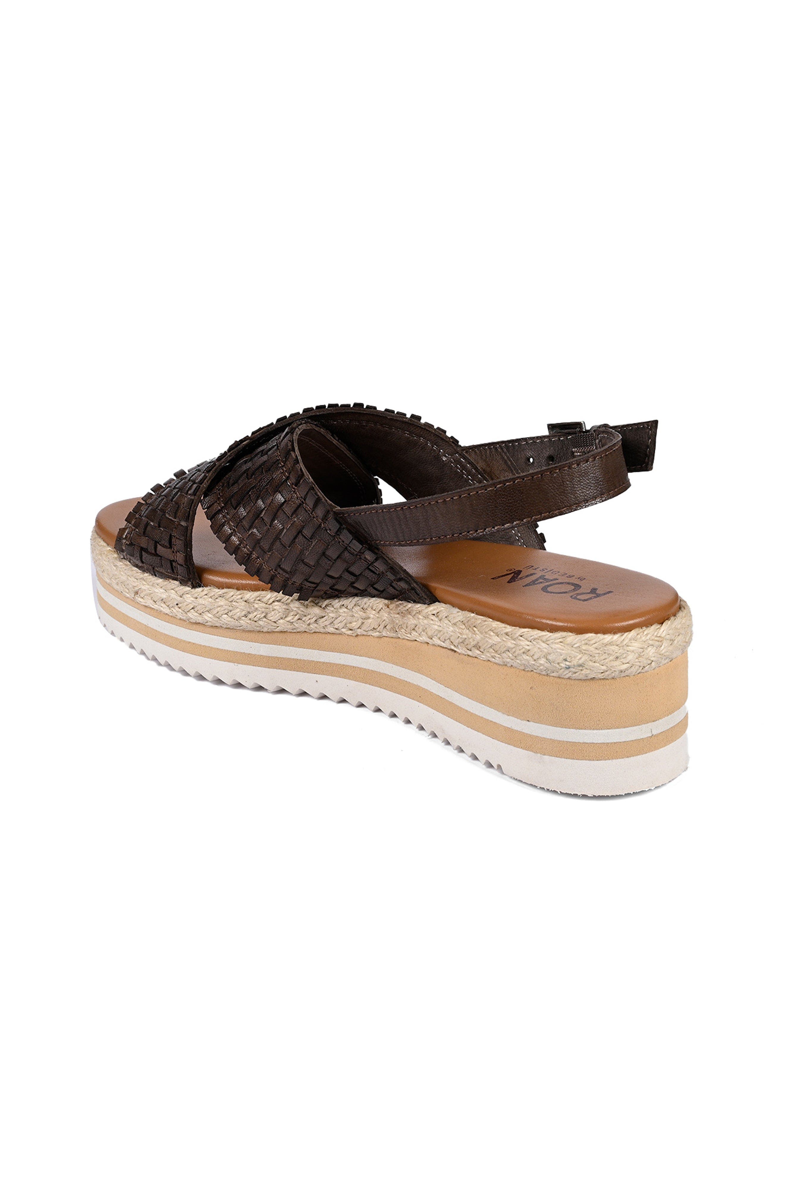ROAN Into Sandal, Alternate, color, Teak Dip Dye
