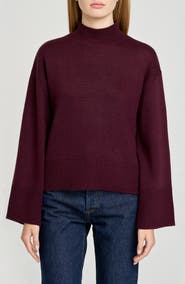 WAYF Addison Mock Neck Sweater