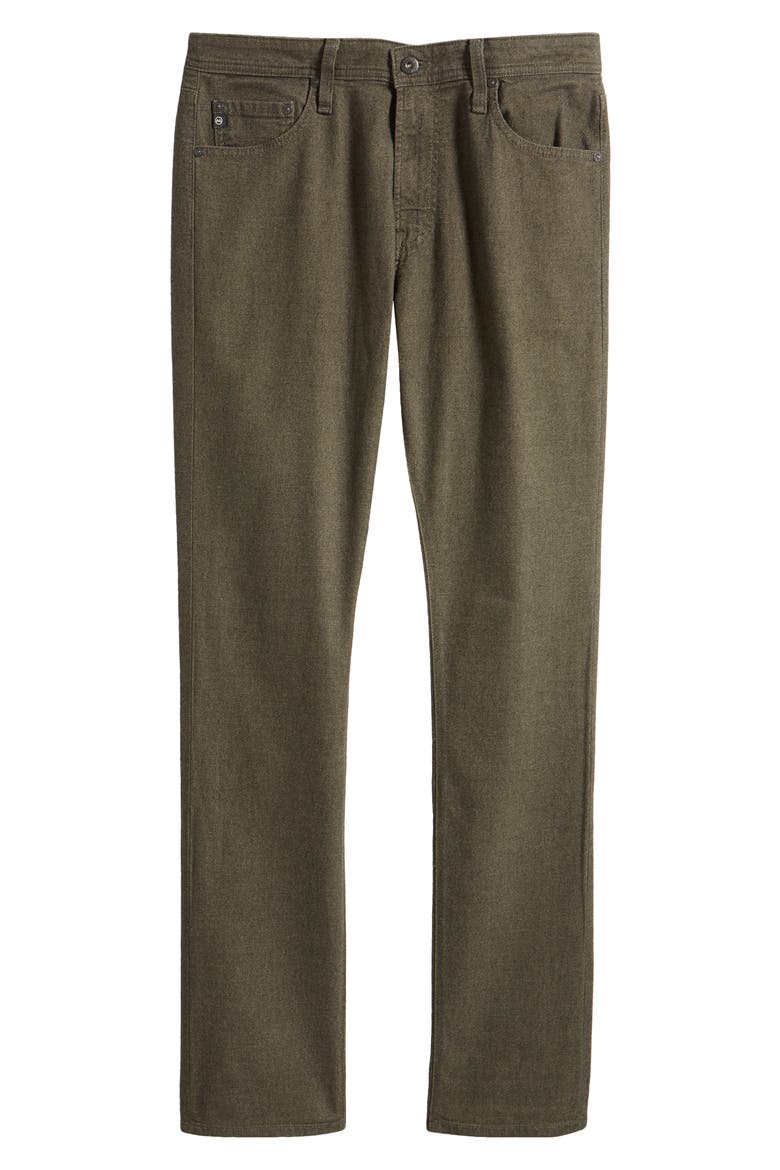 Everett Slim Straight Leg Pants, Alternate, color, FOREST MIST