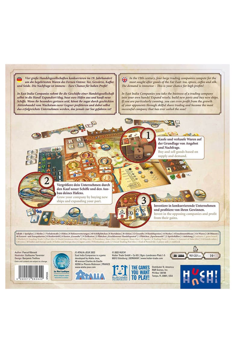 East India Companies Strategy Board Game, Alternate, color, Multicolored