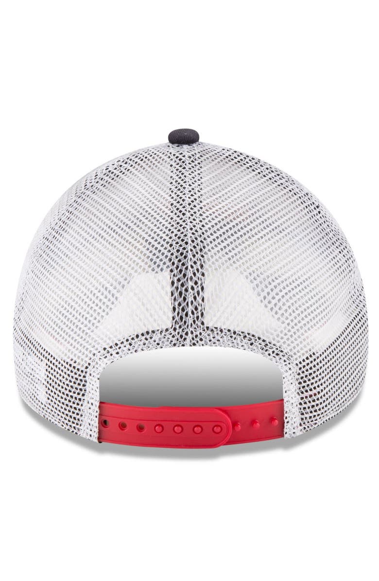 New Era Men's New Era Red Los Angeles Angels Team Rustic 9TWENTY Trucker Adjustable Hat, Alternate, color, 