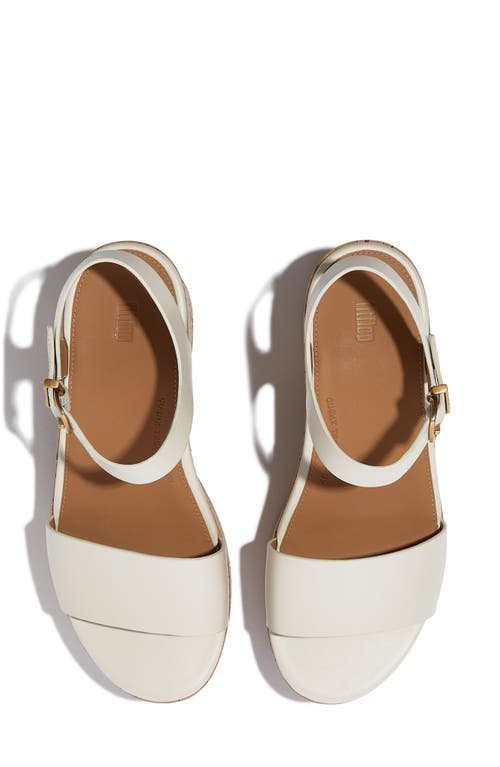 Fitflop Platfforms Ankle Strap Platform Wedge Sandal In Paris Beige