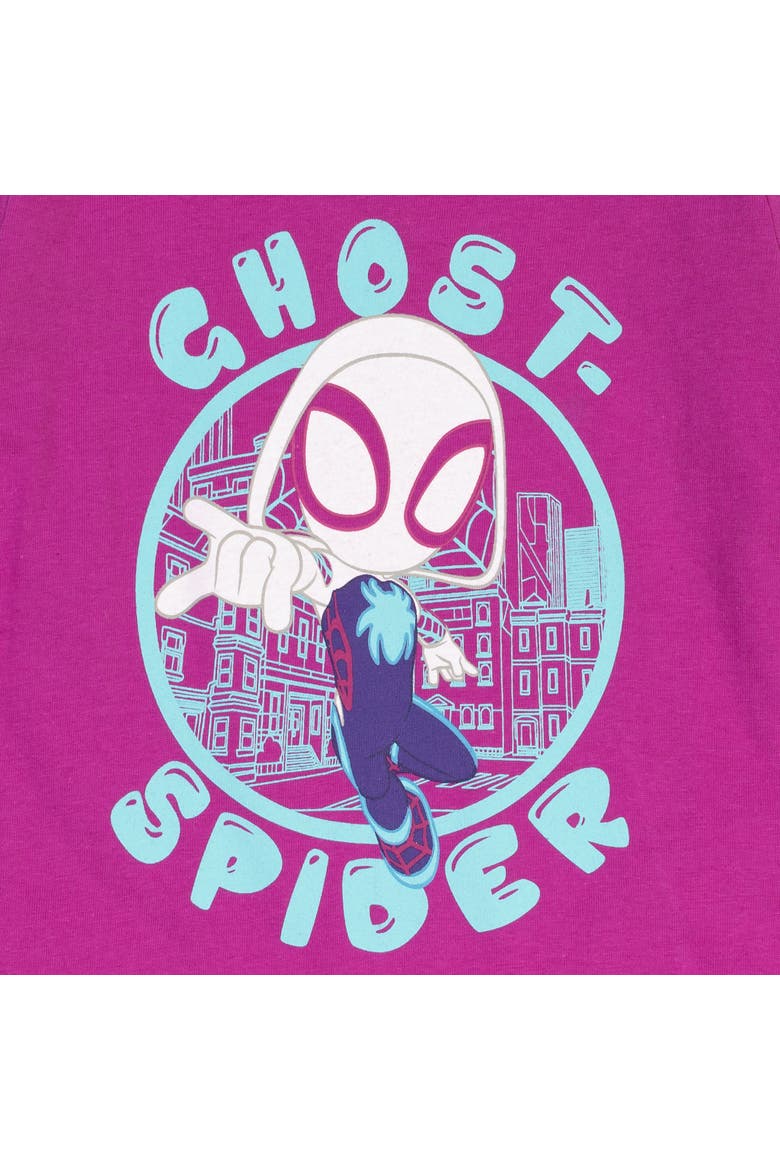 Spidey and His Amazing Friends 2-Piece Long Sleeve T-Shirts, Alternate, color, Ghost Spider Magenta