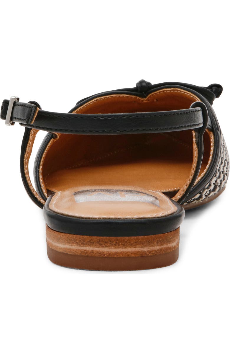 DV by Dolce Vita Carsen Slingback Flat, Alternate, color, Black White