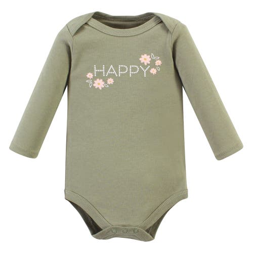 Hudson Baby Essential Long-sleeve Cotton Bodysuit Set