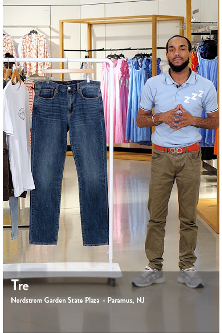 Slim Straight Jeans video