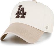 '47 Men's '47 Natural/Tan Los Angeles Dodgers Neutral Terrain Clean Up Adjustable Hat