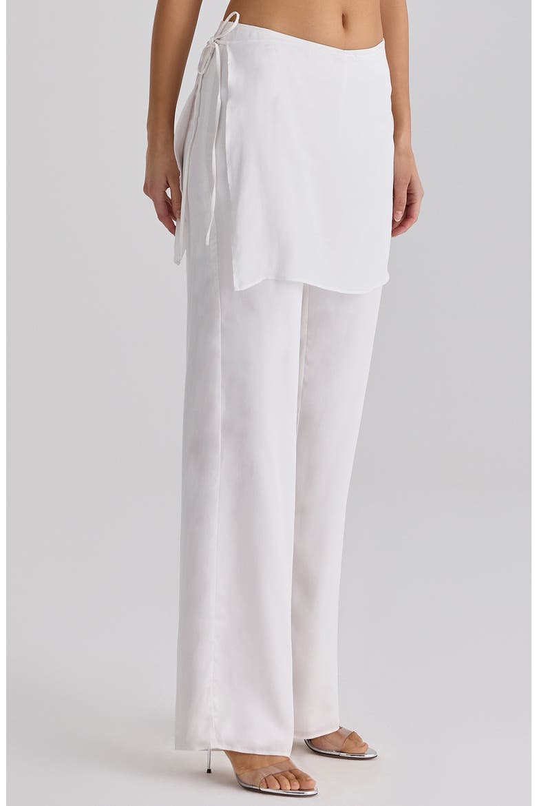 Leona Skirt & Pants Set, Alternate, color, WHITE