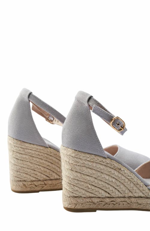 Viscata Estartit Canvas Espadrille Wedges In Gray