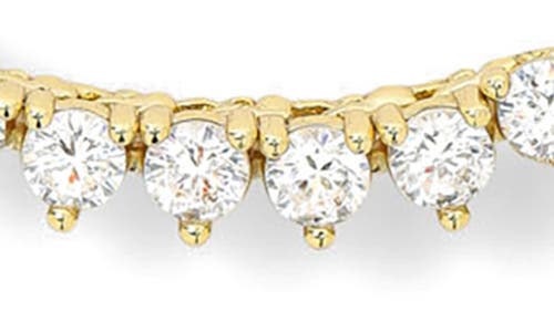 Melinda Maria Not Your Basic Cubic Zirconia Necklace In Goldhite