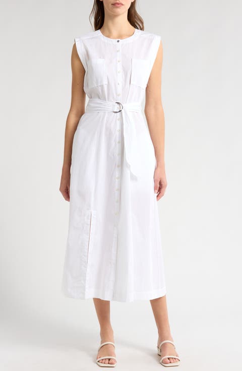 Karina Cap Sleeve Shirtdress