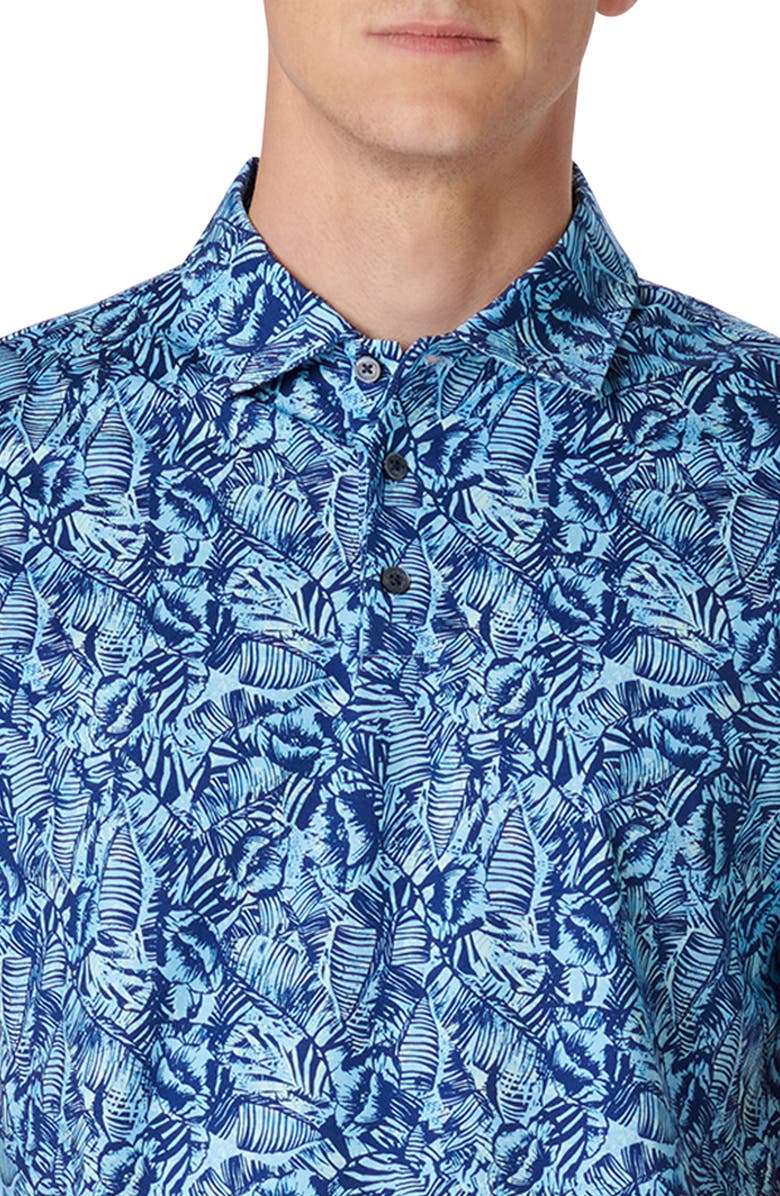Bugatchi Victor OoohCotton<sup>®</sup> Floral Polo, Alternate, color, 