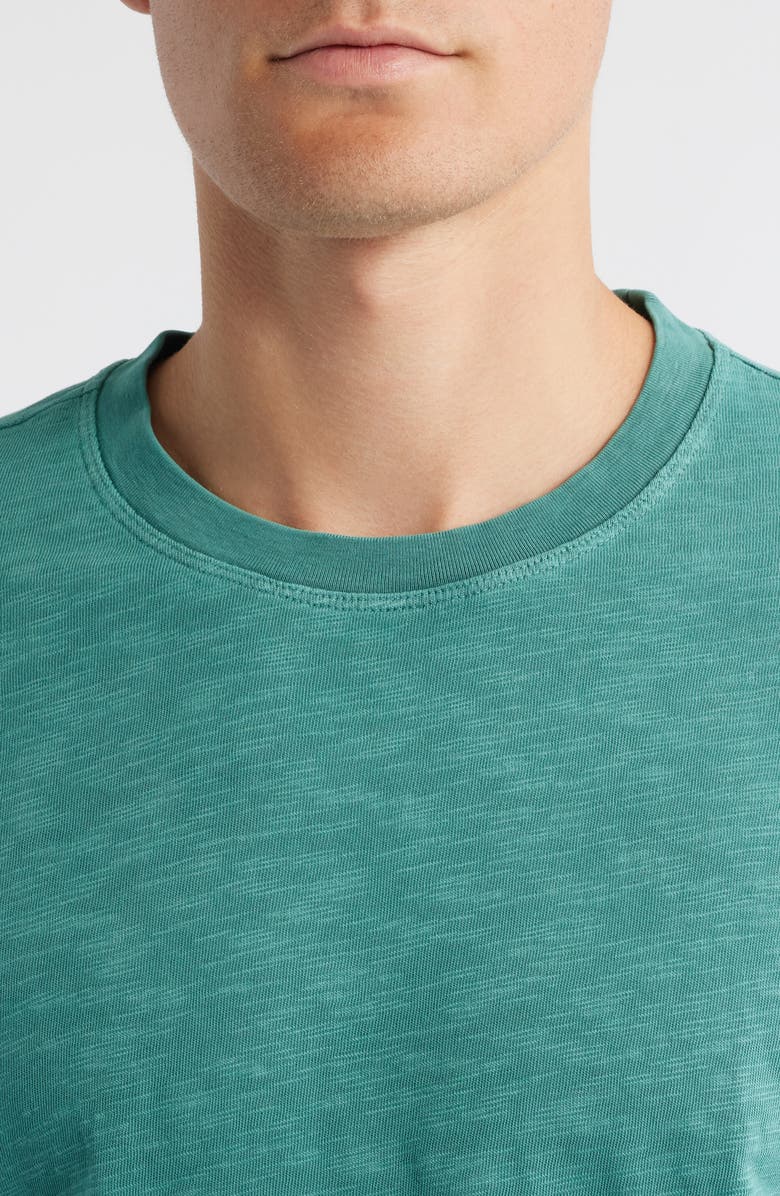 Brooklyn Industries Slim Fit Organic Cotton Slub T-Shirt, Alternate, color, Silver Pine