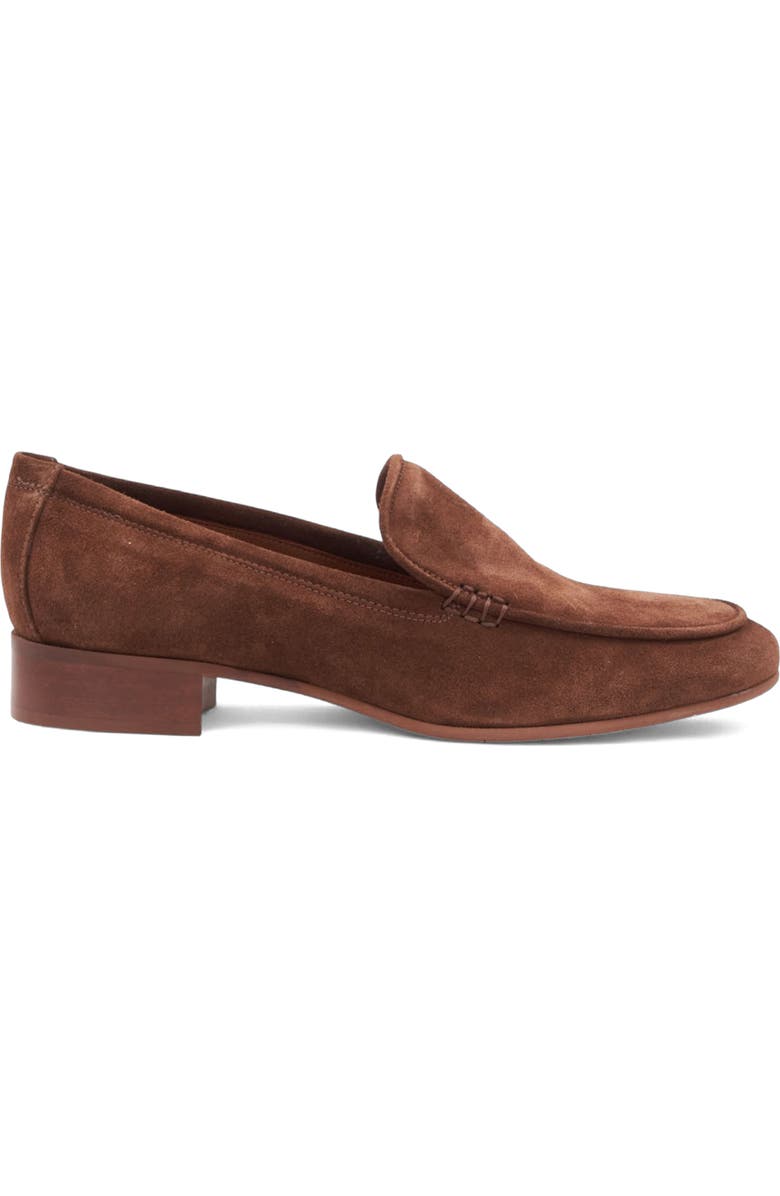 Aquatalia Sable Loafer, Alternate, color, Brandy