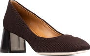 Donald Pliner Flared Block Heel Pump