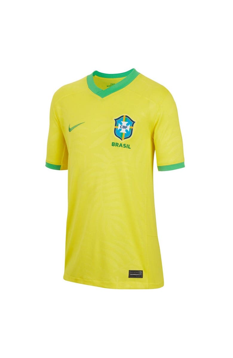 Nike Youth Nike  Yellow Brazil Women's National Team 2023 Home Stadium Replica Jersey, Alternate, color, 