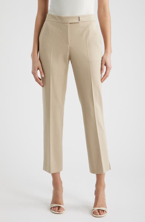 Tapria Slim Fit Crop Pants