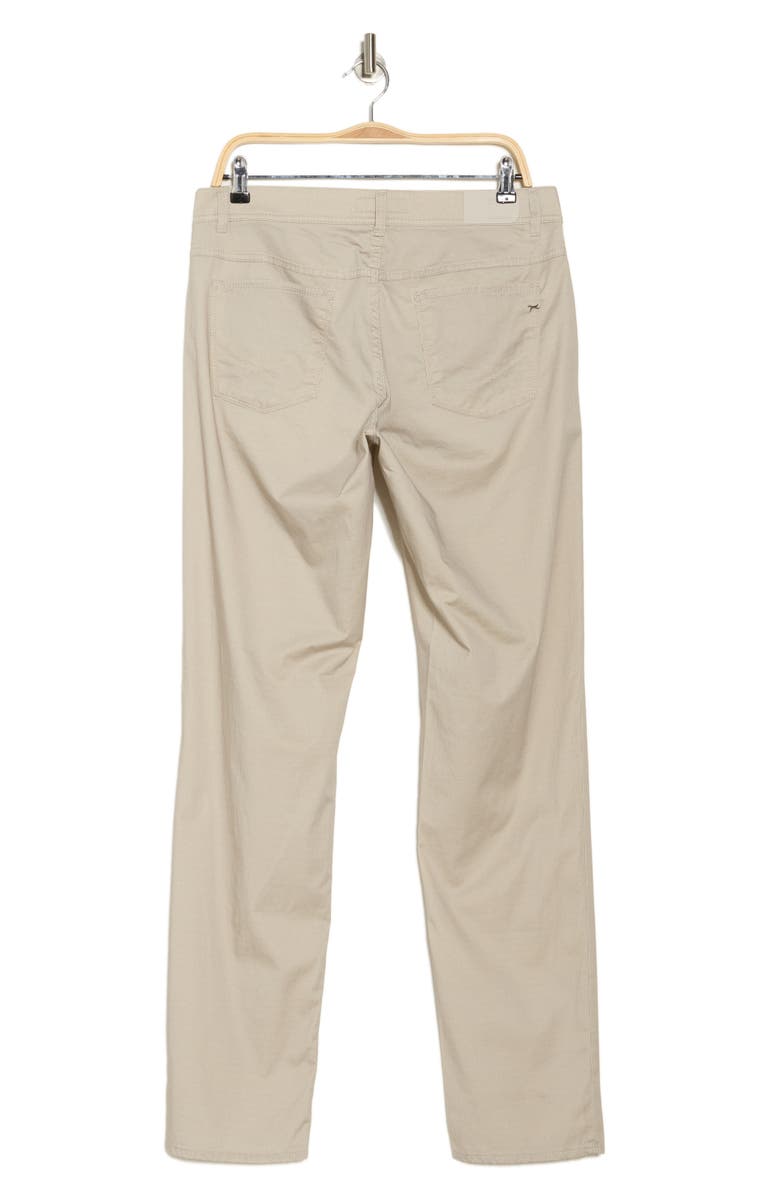 Brax Cooper U Five Pocket Straight Leg Pants, Alternate, color, Sesame