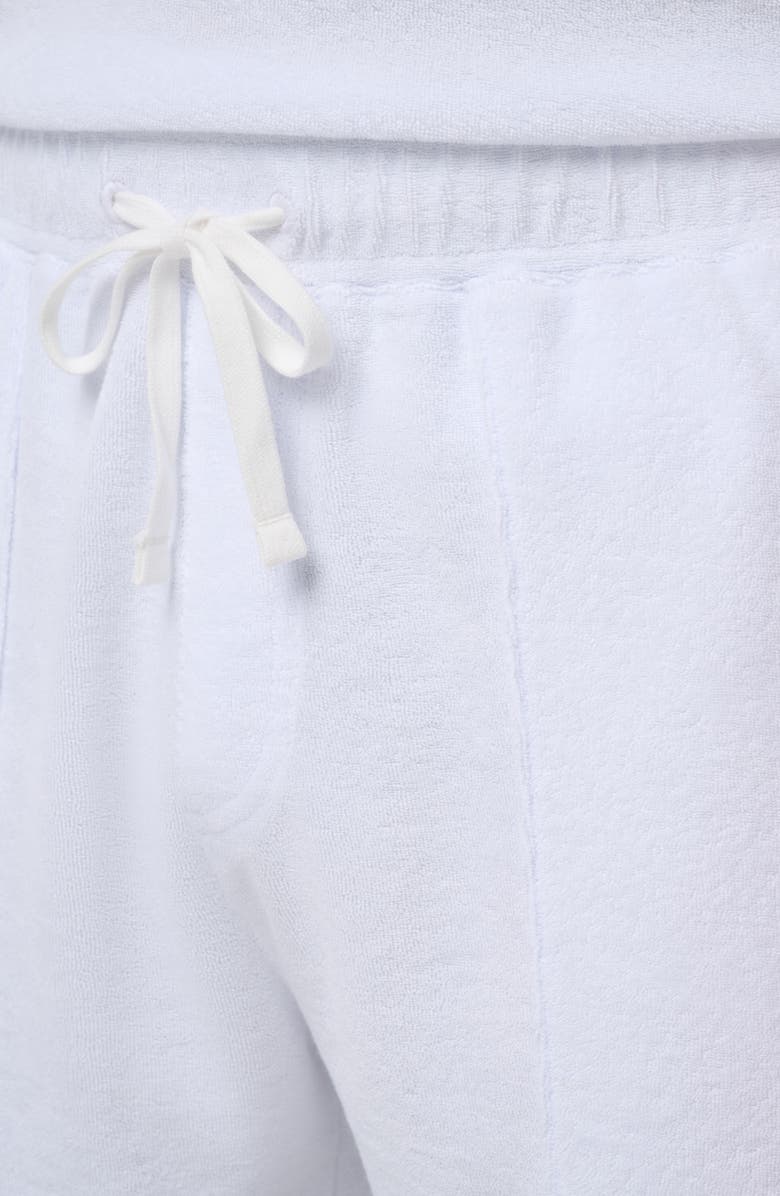 TravisMathew Beach Club Terry Cloth Shorts, Alternate, color, White