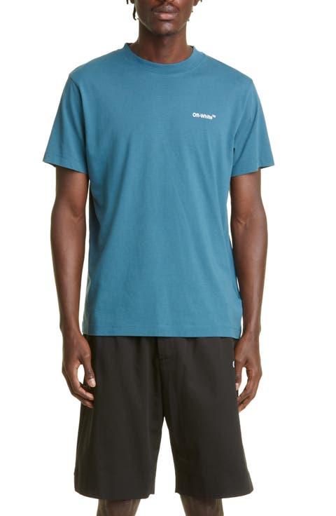 Men's Chain Arrow Cotton Logo Tee