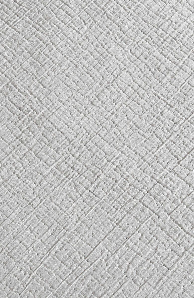 Calvin Klein Home Washed Textured Reversible Cotton Comforter Set, Alternate, color, Medium Grey