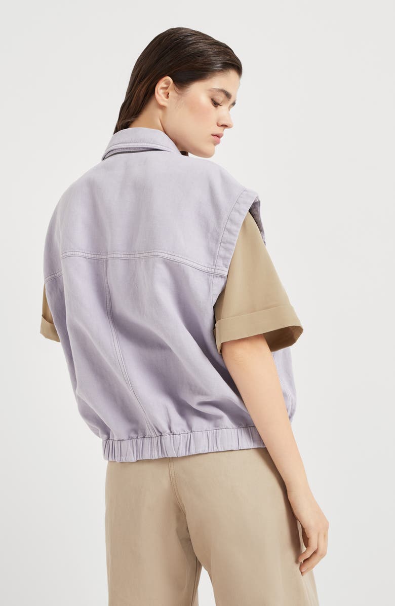 Brunello Cucinelli Vest with monili, Alternate, color,