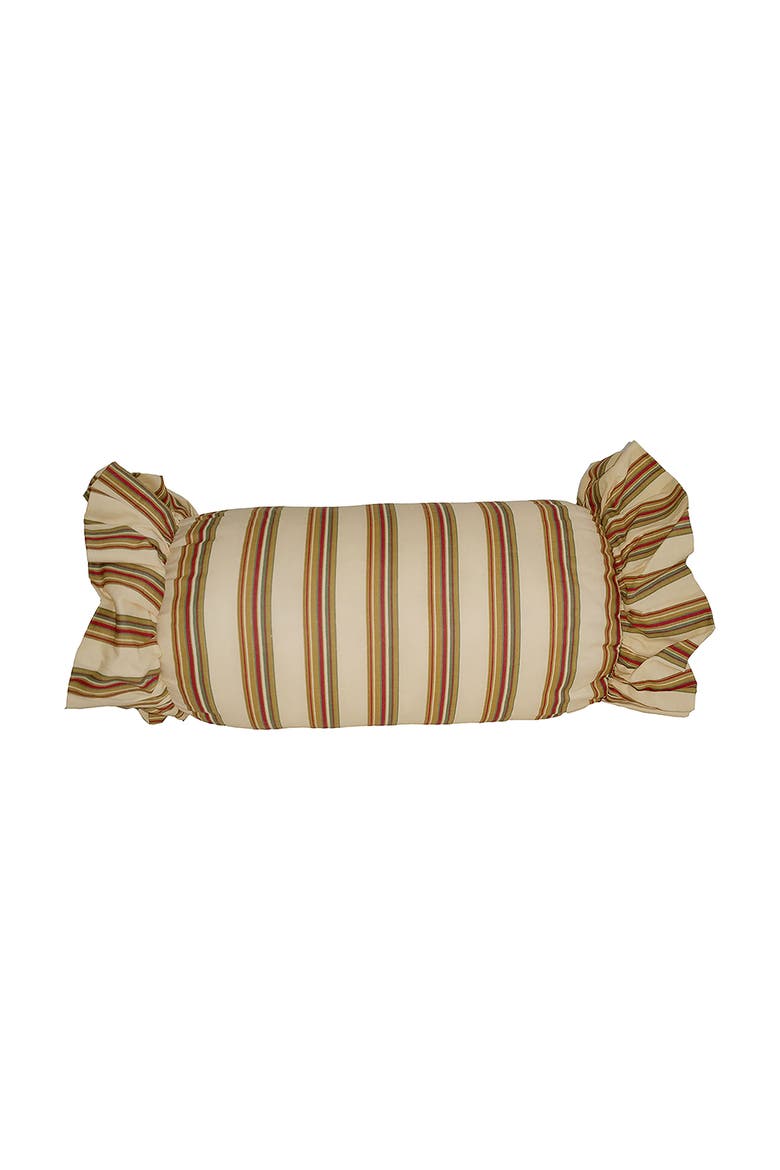 Falling Leaves Neckroll Pillow, 6" x 12", Main, color, Beige