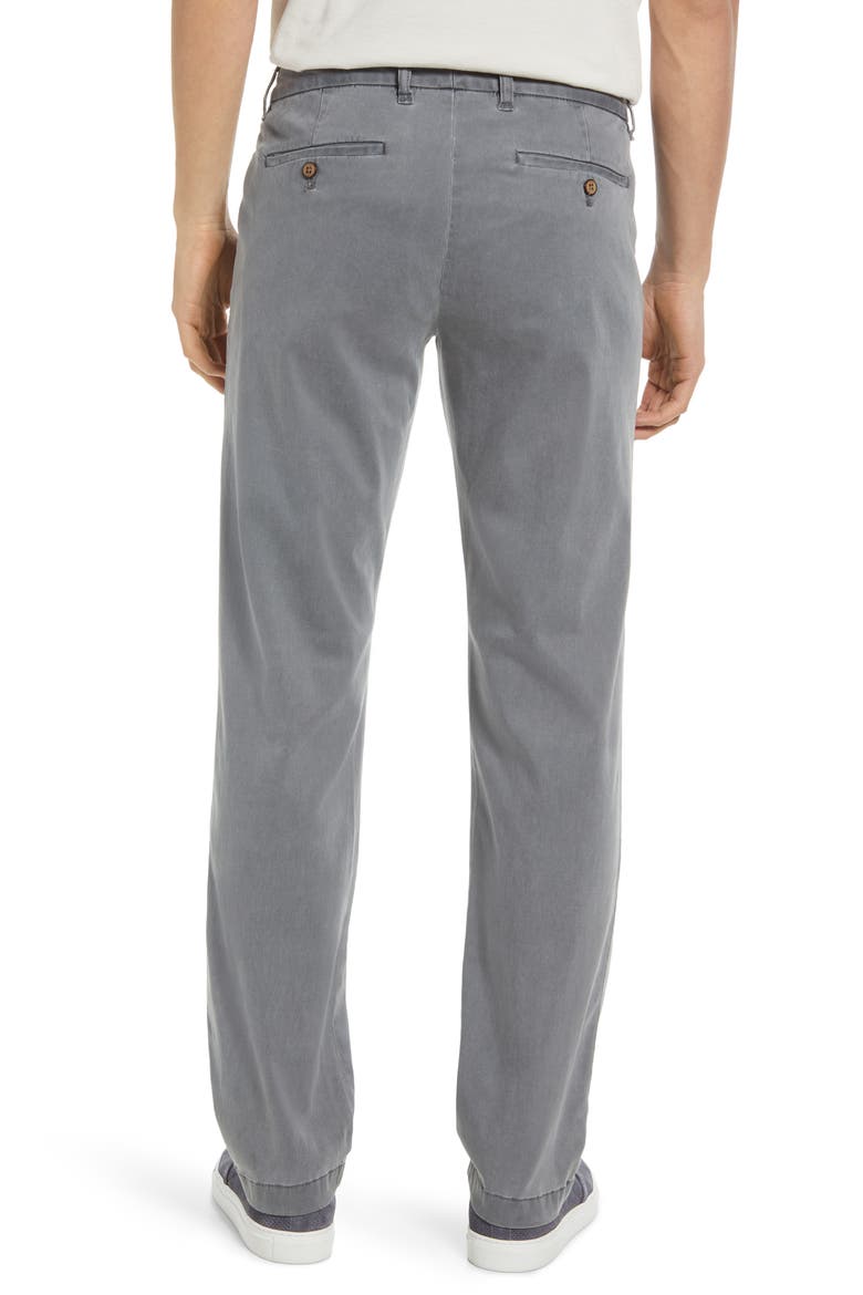 Boracay Straight Leg Flat Front Pants, Alternate, color, FOG GREY
